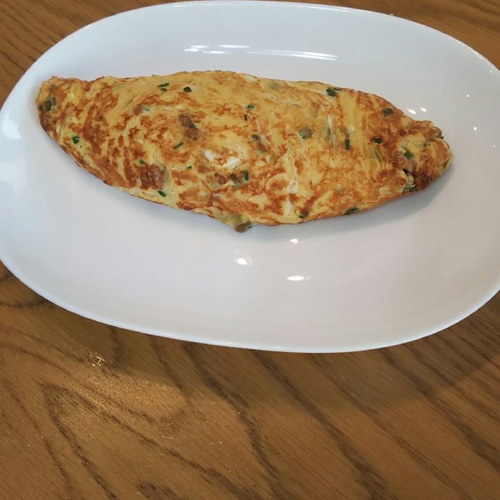 ふわとろ納豆オムレツ レシピ 作り方 By Yurumochi 楽天レシピ